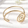 304 Stainless Steel Cuff Bangles for Women BJEW-Z150-02G-02-2