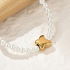 Plastic Imitation Pearl Beads Bracelets for Women BJEW-M056-10G-01-2