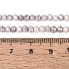 Anti-Tarnish Electroplate Rondelle Glass Beads Strands EGLA-T021-3mm-17-01-4