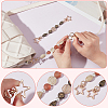 WADORN 2Pcs 2 Colors Imitation Pearl & Resin Beads Extension Chain FIND-WR0004-37-2