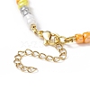 Glass Seed Beaded Necklaces for Women NJEW-JN03951-6