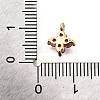 Brass Micro Pave Cubic Zirconia Pendants X-KK-D356-07E-G-3