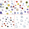 50Pcs 5 Colors Cubic Zirconia Cabochons ZIRC-YW0001-20B-2