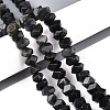 Natural Larvikite Beads Strands G-D091-A29-1