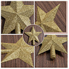 Star Plastic Christmas Tree Topper Ornaments AJEW-WH20004-17C-6