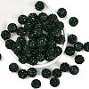Polymer Clay Rhinestone Beads RB-H284-6MM-Half-205-3