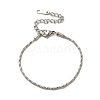 202 Stainless Steel Chain Bracelet STAS-A100-17P-1