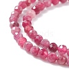 Natural Red Tourmaline Beads Strands G-A021-01D-3