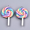 Handmade Polymer Clay Charms CLAY-T016-80B-1