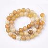 Natural Topaz Jade Beads Strands G-S259-45-8mm-2