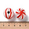 Printed Wood European Beads WOOD-Z002-13D-3