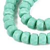 Opaque Glass Beads Strands GLAA-Q114-01A-B02-3
