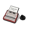 Typewriter with Letter Enamel Pins JEWB-R050-01EB-01-3