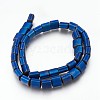 Electroplated Non-magnetic Synthetic Hematite Beads Strands G-P392-U-2