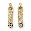 Brass Micro Pave Cubic Zirconia Pendants KK-I658-42G-1