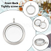 DELORIGIN DIY Blank Floating Charm Necklace Making Kit DIY-DR0001-20-3