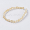 Natural Topaz Jade Beads Strands G-G515-6mm-03A-2