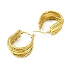 304 Stainless Steel Hoop Earrings EJEW-K271-02J-G-2