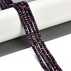 Natural Ruby Beads Strands G-P553-F01-03-2