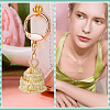 2 Pcs Brass Pendants KK-TA0003-11G-7