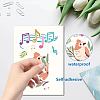 8 Sheets 8 Styles PVC Waterproof Wall Stickers DIY-WH0345-180-3