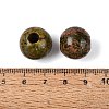 Natural Unakite European Beads G-Q602-09C-09-3