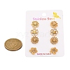 304 Stainless Steel Stud Earring Kits EJEW-H142-06G-5