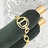 Brass Open Cuff Rings for Women RJEW-K289-01G-D-1