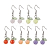 5Pairs 5 Colors Acrylic Dangle Earrings EJEW-JE05750-1