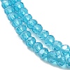 Electroplate Glass Beads Strands EGLA-D020-3x2mm-41-4