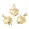 Eco-Friendly Rack Plating Brass Pendants X-KK-R143-17G-1