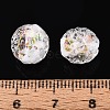 Handmade Foil Glass Beads FOIL-N029-10H-4