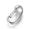 304 Stainless Steel Keychain Clasp Findings STAS-Q130-2