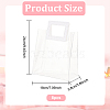 Valentine's Day Rectangle Transparent PVC Storage Bags with Handle ABAG-WH0046-05B-2