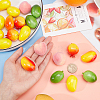   24Pcs 6 Style Mini Foam Artificial Fruit DIY-PH0009-62-3