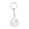 Non-Tarnish 304 Stainless Steel Keychains PW-WG92AAB-01-1