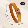 1Pc Punk Retro Ethnic Style Handmade Leather Bracelet Couple Literary Hand Strap Men BJEW-CL0001-02B-2