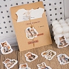 46Pcs Paper Sticker Labels PW-WG58693-01-4