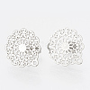 Non-Tarnish 304 Stainless Steel Stud Earring Findings X-STAS-S079-34B-1