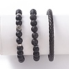 Unisex Stretch Bracelets Sets BJEW-JB04843-3