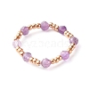 Natural Mixed Gemstone Beads Rings RJEW-JR00374-3