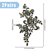 Flower Polyester Computerized Embroidery Sew on Ornament Accessories DIY-WH0504-165B-2