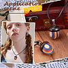 SUNNYCLUE DIY Acorn Locket Necklace Making Kit WOOD-SC0001-59A-5