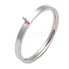 304 Stainless Steel Finger Ring Settings RJEW-O045-09C-P-3