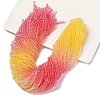 Transparent Painted Glass Beads Strands DGLA-A034-T4mm-A07-1