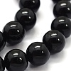 Natural Black Tourmaline Beads Strands G-G763-01-10mm-AB-3