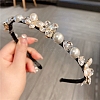 Plastic Imitation Pearl Hair Bands for Women Girl PW-WGB5188-02-1