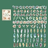 100PCS Paper Stickers Self-Adhesive Stickers PW-WG40513-05-1