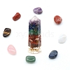 Tumbled Stone & Hexagonal Prism Mixed Natural Gemstone Ornaments Set PW-WG33204-01-2