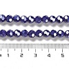 Electroplate Opaque Glass Beads Strands LS-EGLA-A035-P6mm-A09-4